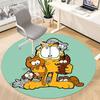 1pc Garfield Pets Office Round Area Rug, Bedroom Living Room Home Decor, Room Deco,  Offic a1016150