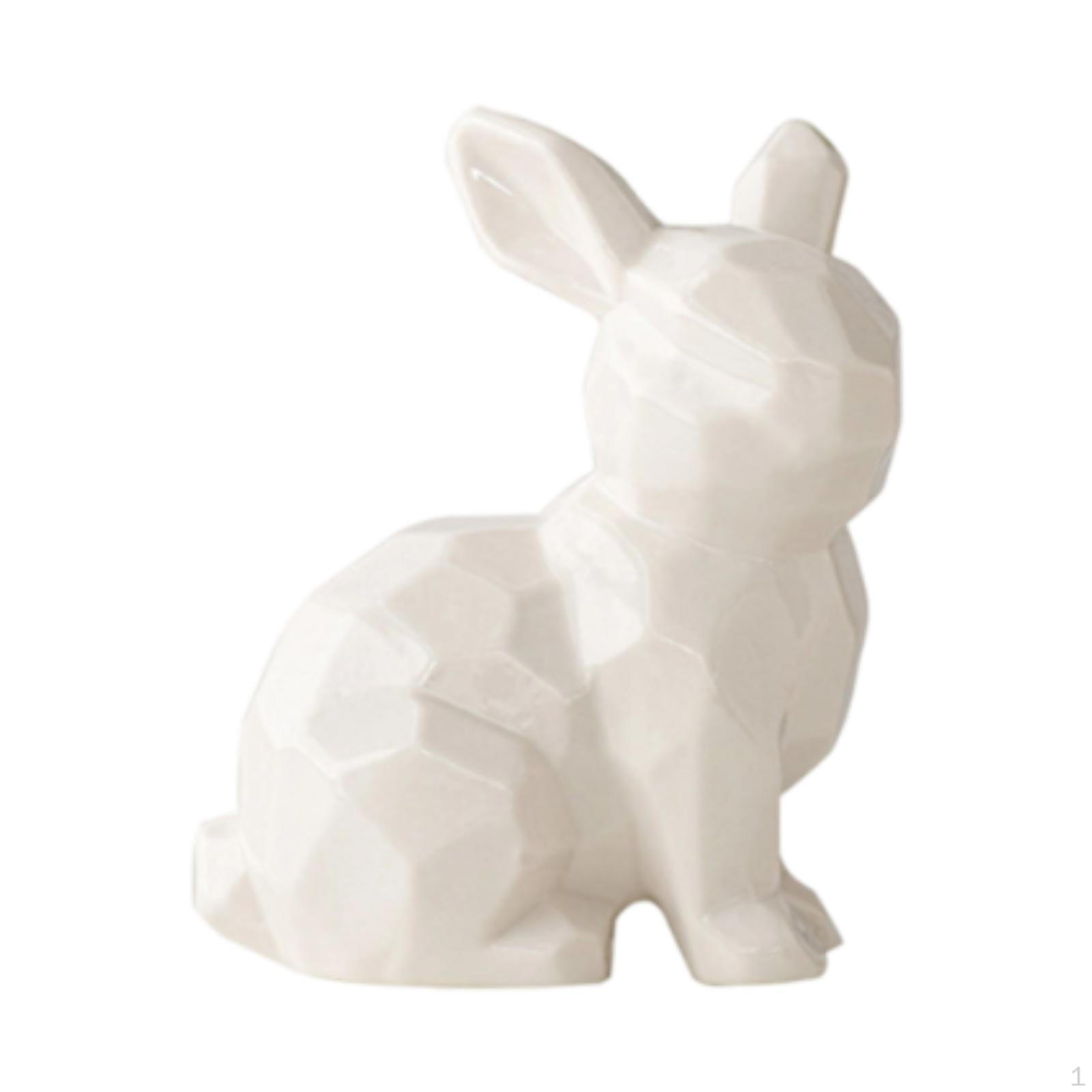 

Figurine for Tabletop Decoration Housewarming Keepsake Animal Statue белый