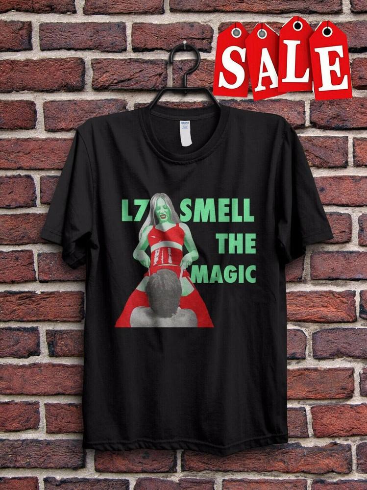 L7 Smell The Magic Rock Band TShirt Gildan Men#039;s Unisex T-Shirt S