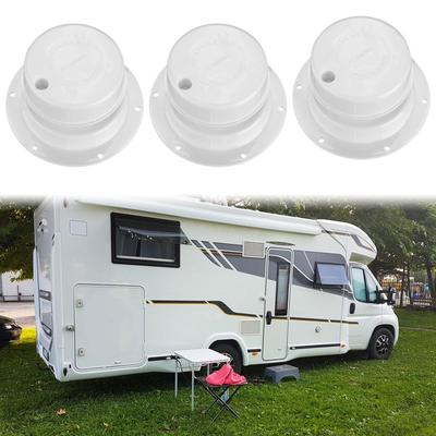 Wohnmobil Sanitärentlüftungskappe Einfache Installation Weiß Abwasserentlüftungs-Ersatzabdeckungen für Wohnmobile Wohnwagen Dach