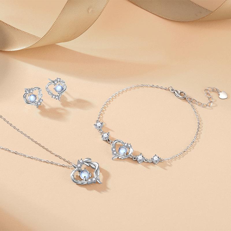 Original love necklace female niche design collarbone chain pendant necklace