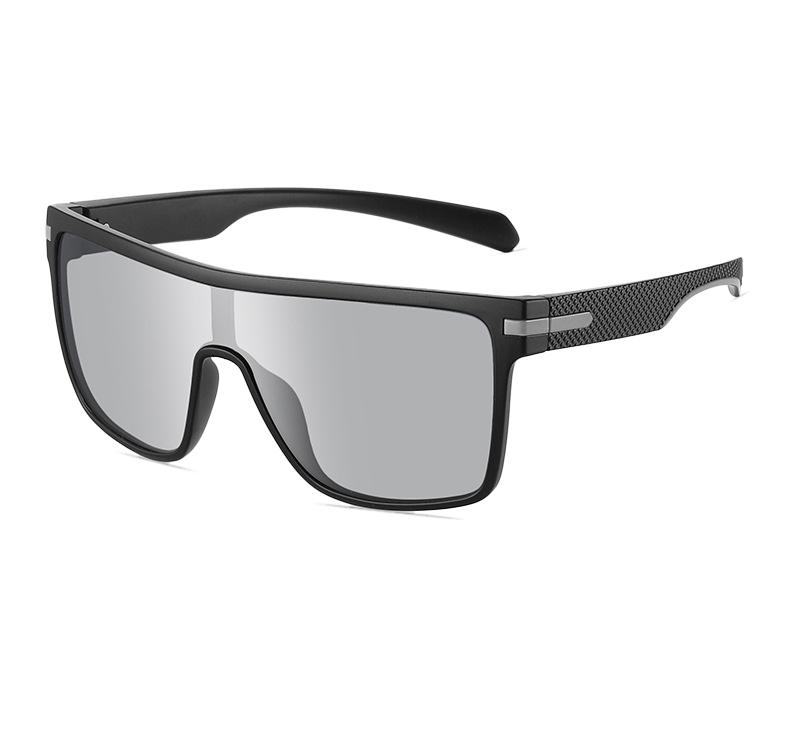 Lunettes de Soleil HD UV400 Hommes Femmes Marque Designer Verre Miroir Lunettes Monobloc Lunettes de Soleil Masque