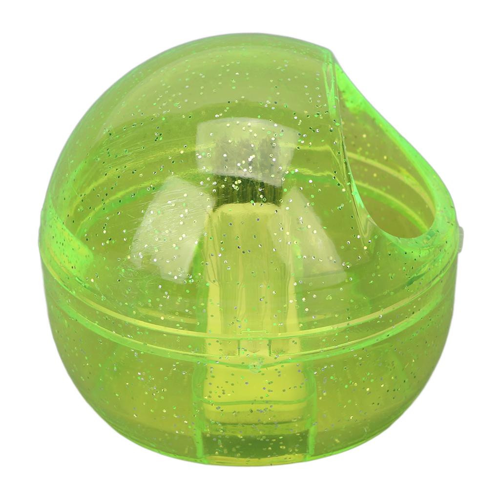 Nagelreinigungsbürstenbox Professionelle Tragbare Maniküre Polierbürstenbox für Nagelkunst Schönheitssalon Gelb