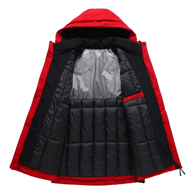 Μεγάλο Μέγεθος 4XL-10XL Μοντέρνα Ανδρικά Πάρκα Χειμερινό Παλτό με Κουκούλα Casual Φαρδιά Παχιά Ζεστά Εξωτερικά Ρούχα Oversize Ανδρικά Μπουφάν