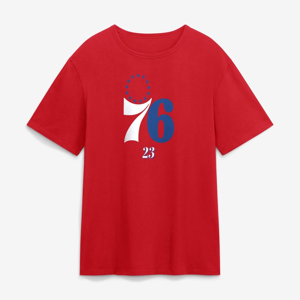 LeBron James Stagione 26-27 Philadelphia 76ers Maglietta Nome e Numero Uomo Donna Oversize Allenamento Sportiva Manica Corta Abbigliamento Femminile Maschile