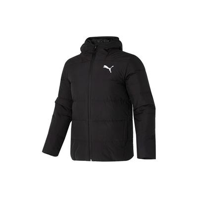 Solid Color Windproof Sports Warm Casual Down Jacket Men Jacket Black 625737-01