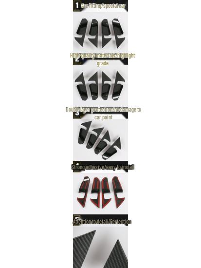 2020 RAV4 Interior Door Handle Decorative Panel & Armrest Sequin Sticker