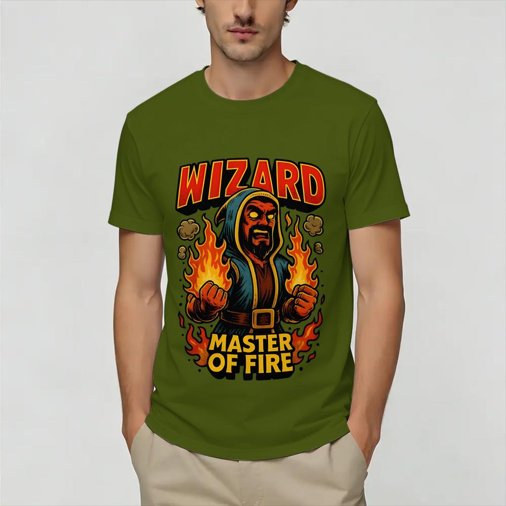 Clashes Royaleds Camiseta 100% Algodón para Hombre Playa Vintage Camisetas Cómoda Harajuku Camiseta Ropa Casual Oversize