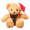 Cute Christmas Bear Teddy Bear Doll Plush Toy Hug Bear Doll Children's Ragdoll Christmas Gift