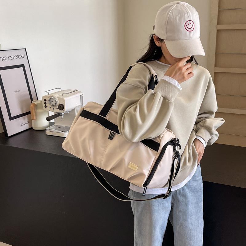 Borsa grande da viaggio casual in tessuto Oxford da donna, nuova, ad alta capacità, leggera, borsa a shopper, borsa a tracolla alla moda per pendolari