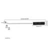 Orchestral Instrument, Saxophone Dent Repair Balls Long Rod Wind Instrument Tool