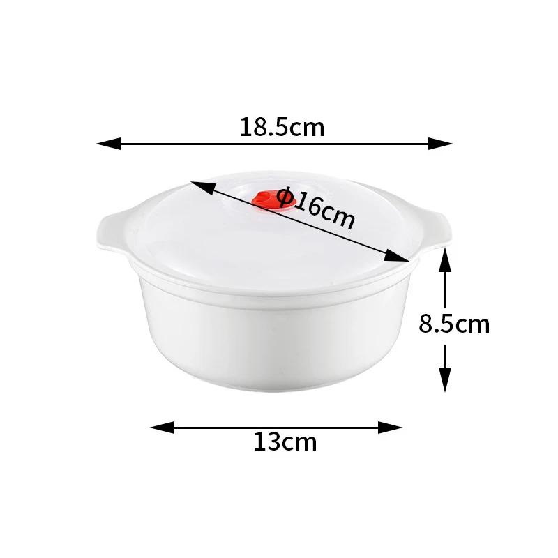 Microwave Oven Special Box Microwave Oven Special Box with Lid Heated Soup Steamed Buns Pot Eco-Friendly Food Grade Kitchen Tool