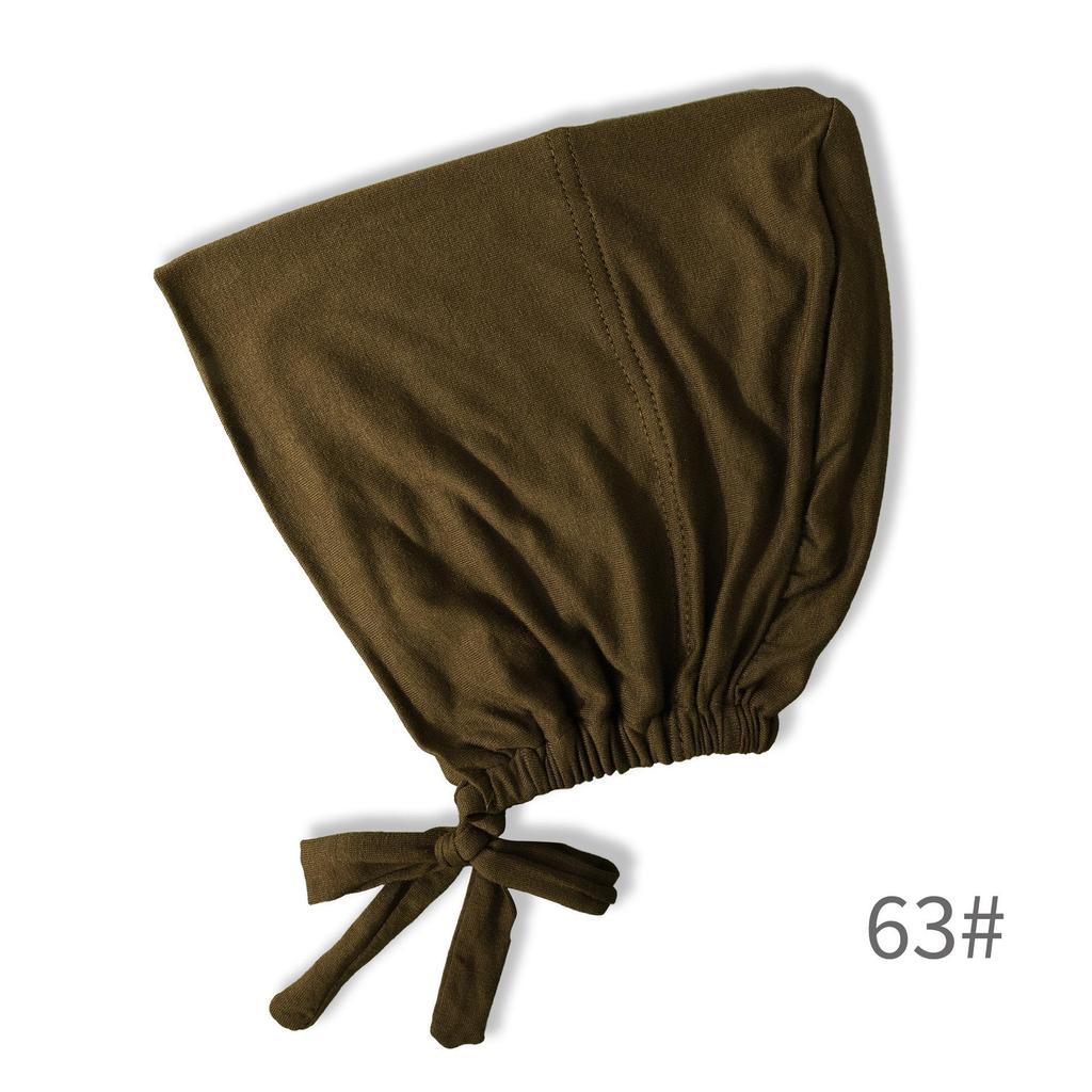 Premium Mercerized Cotton Adjustable Elastic Hair Cover Cap
