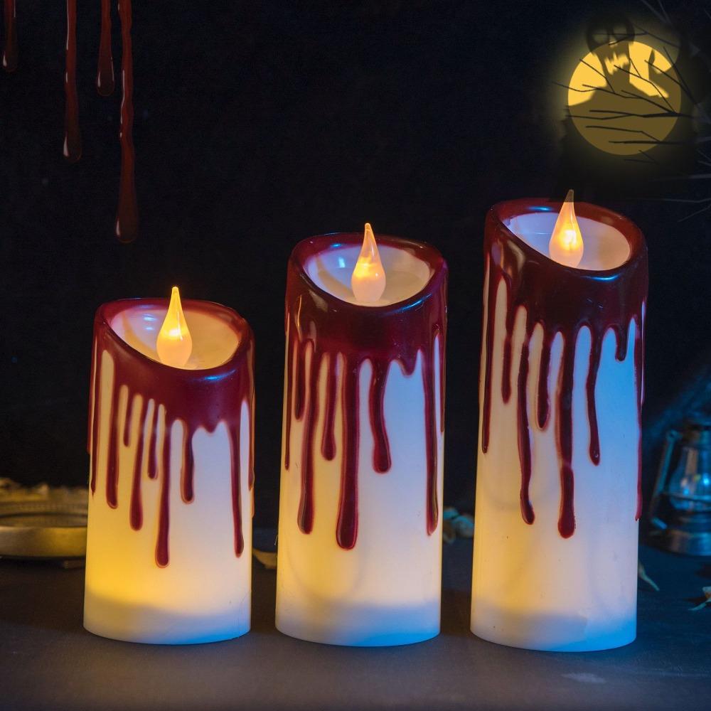 

Смешной Хэллоуин Свеча Свет Электронный Свет Свечи Хэллоуин Декоративный Подсвечник Декор для Вечеринки Style1