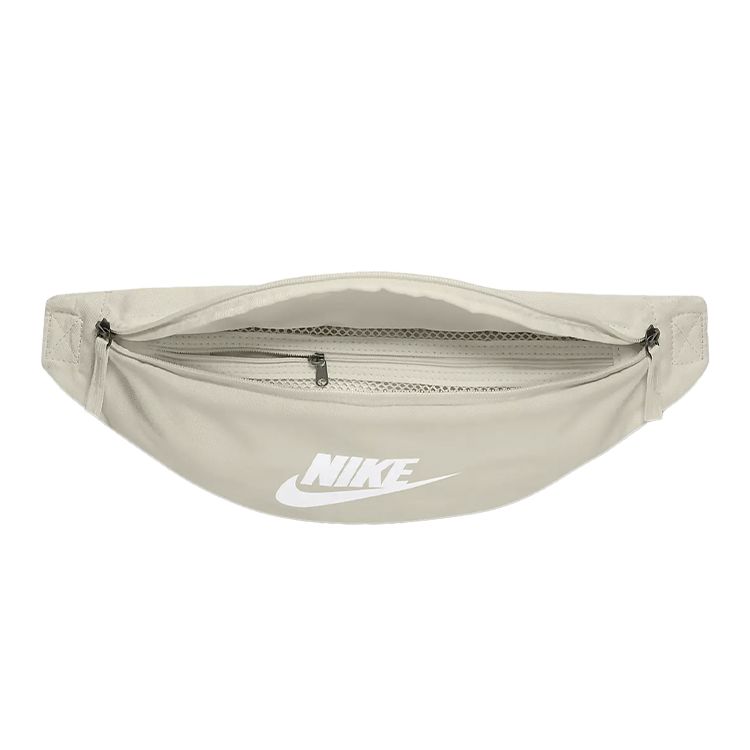 Nike Sports Casual Logo Zipper Polyester Chest Bag Waist Bag Regular Couple Style Unisex bags Gray White BA5750-104