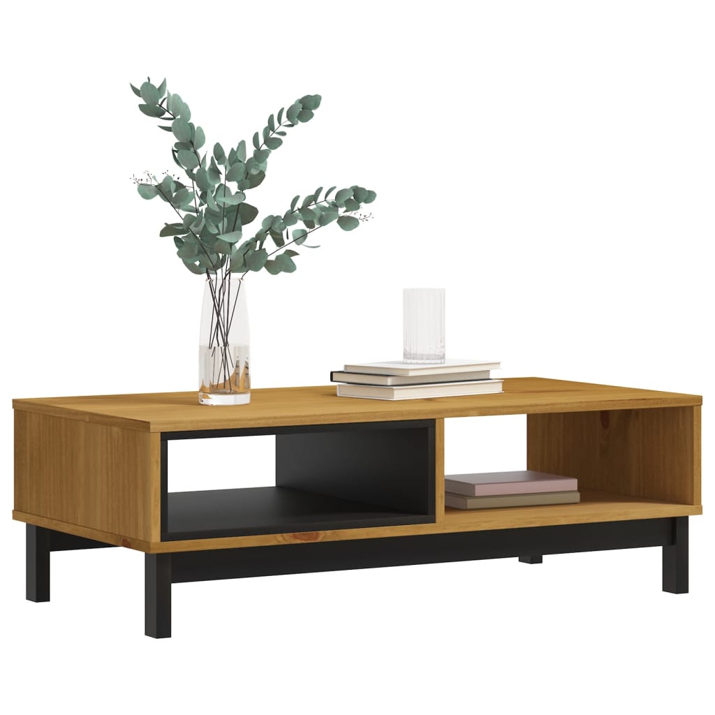 FLAM Coffee Table 100 X 50 X 32.5 Cm Solid Pine Wood