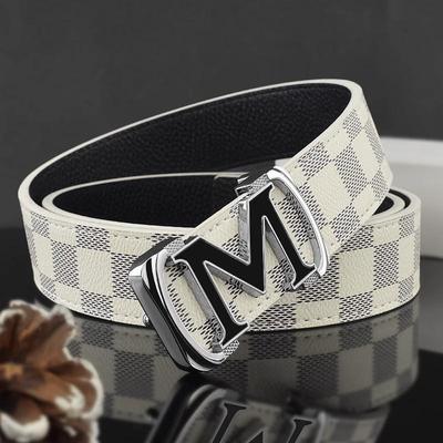 2025 Men's Trendy Smooth Buckle Belt - Young, Fashionable, Versatile Nightclub & Student Wear
