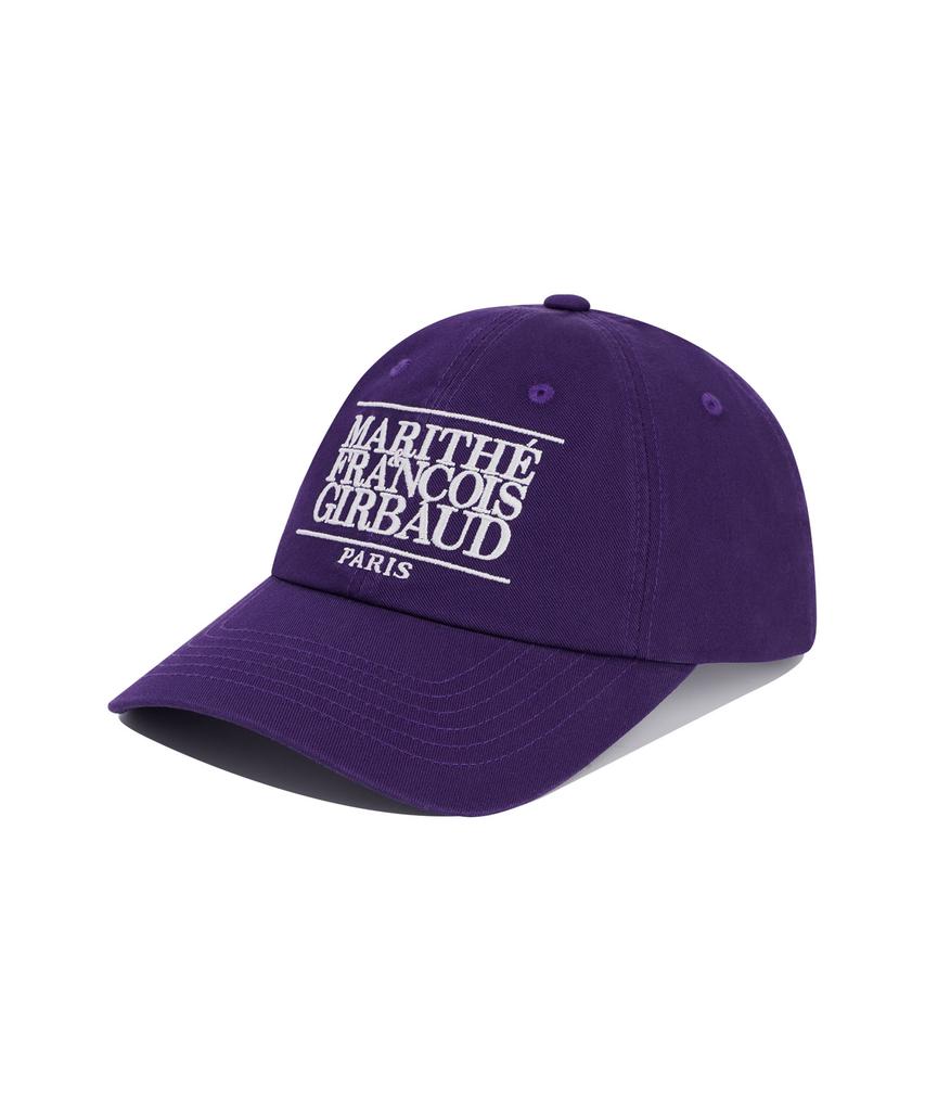 Malittepeulangsowajeobeo Classic Logo Covered Cap Purple