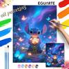 Stitch Painting by Numbers Hand Filled Drawing Art Kit Home Decor
