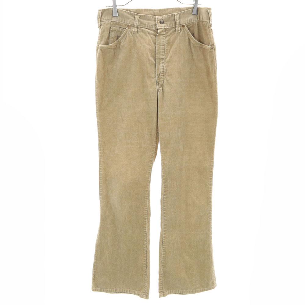 Pantaloni di velluto a coste BIG YANK anni '70 '80 Vintage 42 cerniera TALON svasati da uomo usati