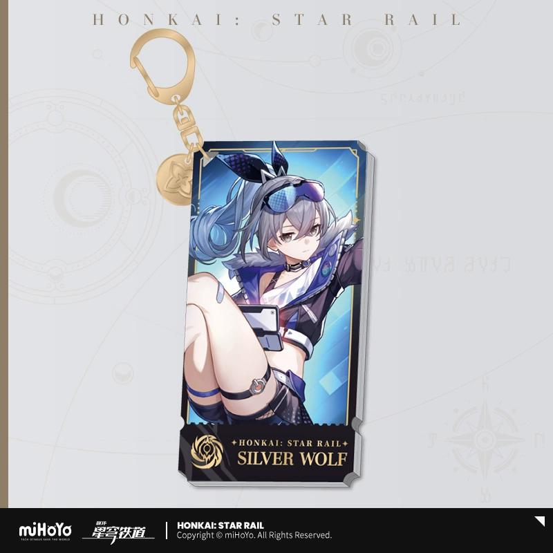 Sunsyea Honkai Star Rail Official Merch miHoYo Original Authentic The Nihility Path Acrylic Stand Kafka Acheron Fugue Hysilens