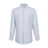 Luxury Linen Stretch Stripe Classic Shirt  Bossg1051 Bu 