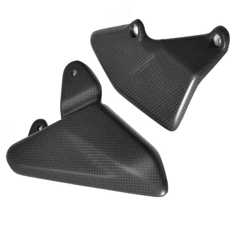 Precise For DUCATI Multistrada V4 V4S Pikes Peak 2021-2024 Carbon Fiber Heel Guard Protectors Foot Plates Motorcycle Fairing A
