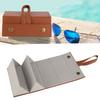 Portable Sunglasses Travel Organizer Storage Case Box for Glasses Storage DisplayBrown