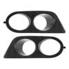 2X Front Bumper Fog Light Cover For BMW E46 M3 2001 2002 2003 2004 2005 2006 Car Dual Hole Surround Air Duct Grille Racing style