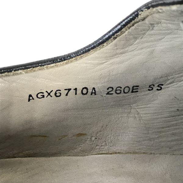 Guy laroche/Goodyear Welt Leather Straight Tip Shoes/26.0E/Black/BLACK/Closed Lacing All-Leather Dress Shoes(USED)