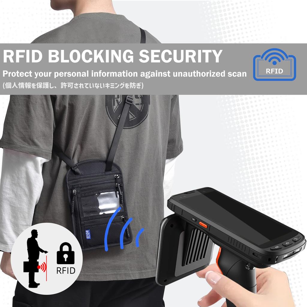 Passport Hanging Around the Passport Passport Card Large Storage Label Transparent Passport Overseas Business Overseas Travel [Azarxis] Case, Neck,