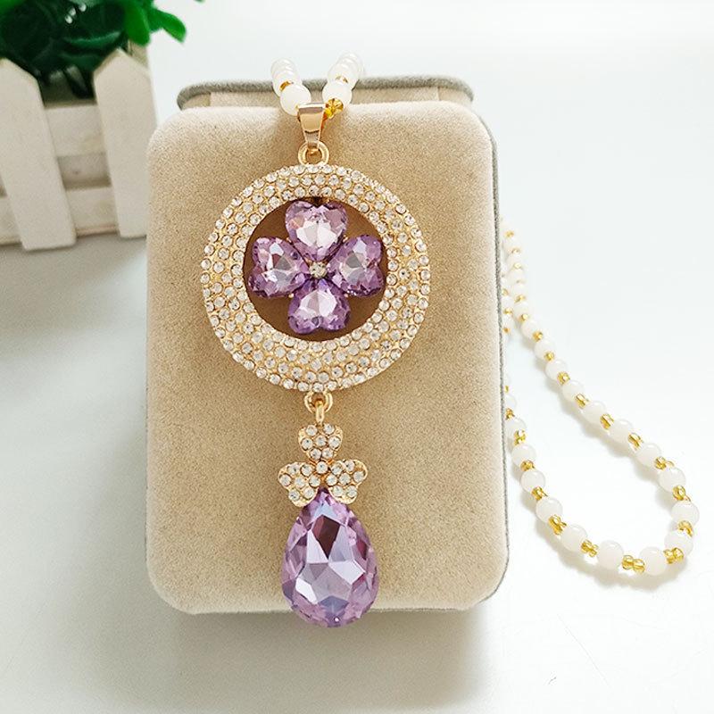 Korean Version of Internet Celebrity Sweater Chain Necklace Fashion Versatile High Sense Women's Long Pendant Accessories Pendant