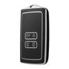 Sac à clés Silver Edge pour clé intelligente Renault Koleos 2017, adapté à la télécommande de voiture Koleos 18.