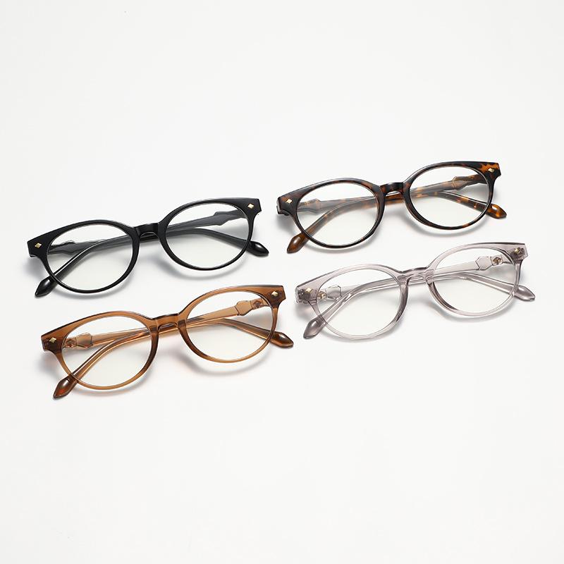 Retro Pochromic Myopia Glasses Ladies Anti-blue Light Minus Eyeglasses Outdoor Changing Color Sunglasses Diopter 0 To -4.0