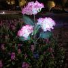 3 Heads Hydrangea Landscape Lighting Easy Installation LED Solar Path Yard Lights Adjustable Iron Wire Simulated for Home Garden