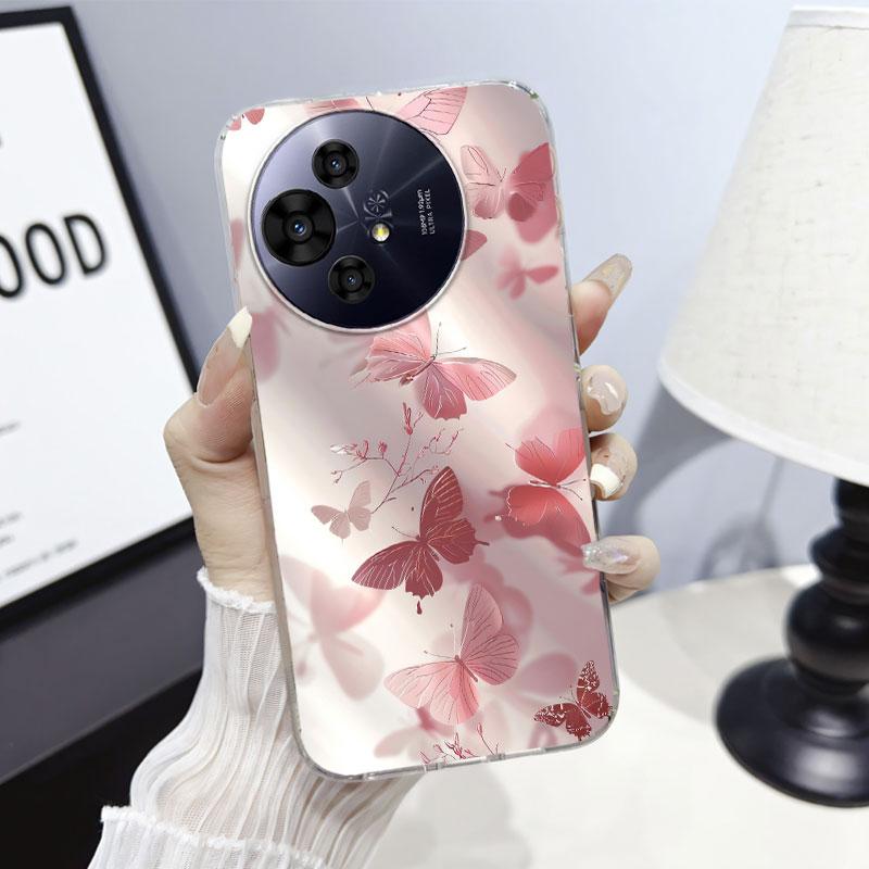 For TCL 50 SE 50 50XE 50XL NxtPaper 5G Case Cover For TCL 505 501 Marble Clear Soft Silicone Phone Case Cartoon Flower Fundas