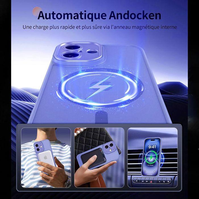 Coque de Protection - BOOLING - iPhone Air - avec Anneau Magnétique et Film Caméra - Bleu Ciel