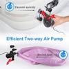 75W Electric Air Pump Inflator Rechargeable Inflator and Deflate Compressor for PVC Mattress Swimming Pool