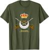 Emblema Regulares Ejrcito Espaol Tropas Regulares Camiseta Tshirt  Short Sleeve Casual  Cotton Shift