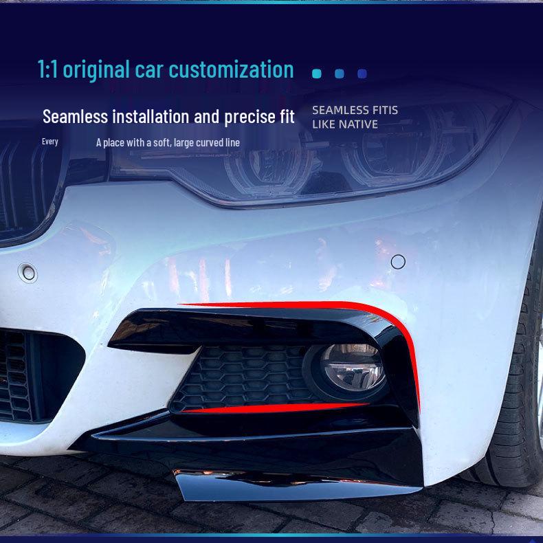 BMW Series Sport Front & Rear Lip Spoiler Grille Window Body Kit