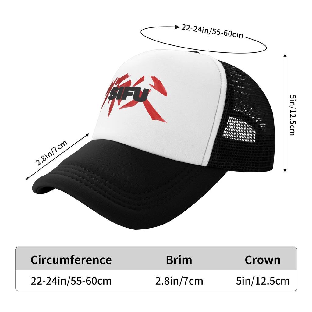 Rojo Chino Si Fu Kong Fu Ving Wing Tsun Fiesta en la Piscina Malla Gorras de Béisbol Hombres Camping Sombrero de Cubo de Playa Femenino Gorra de Visera