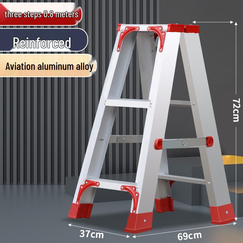 Multi-functional A-frame Aluminum Alloy Folding Telescopic Ladder for Indoor & Outdoor Use