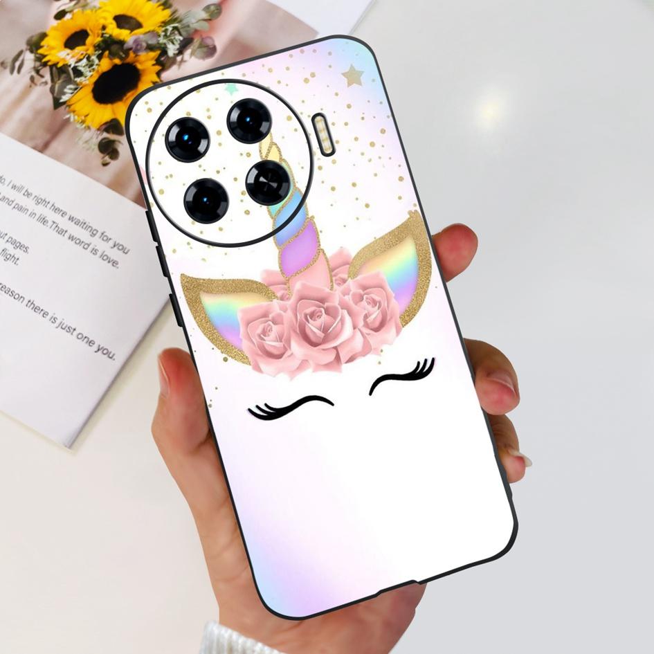 Für Tecno Spark 20 Pro+ KJ7 Hülle 2024 Süßes Herz Dinosaurier Cartoon Stoßfest Weiche Hülle Für Tecno Spark 20 Pro Plus Etui Funda