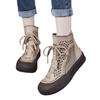 Cool boots mesh hollow breathable Martin boots spring and summer 2025 new retro flat heel hole women's sandals
