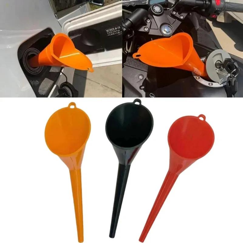 

Car Long Stem Funnel Gasoline Oil Fuel Filling Tools Anti-splash Plastic Oil Funnel Motorcycle Refueling Tools Auto Accessories