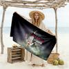 Football Player Session Beach Towel Quick-Dry Soft Microfiber Comfortable Lightweight Perfect for Traveling Yoga Camping and Swimming