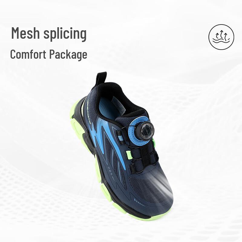 DR.KONG Kids Rotary Buckle Casual Sport Shoes