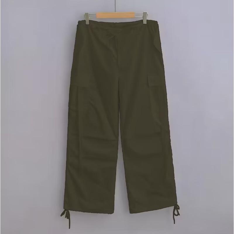 

Весенне-летние рабочие брюки цвета розовой розы для женщин, летний новый стиль, завязки-бантики, широкие спортивные брюки XXL