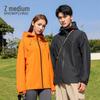 SNOWFLYING Couple's Outdoor Waterproof Hooded Windbreaker