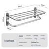 MDNG Double-Layer Stainless Steel Towel Rack